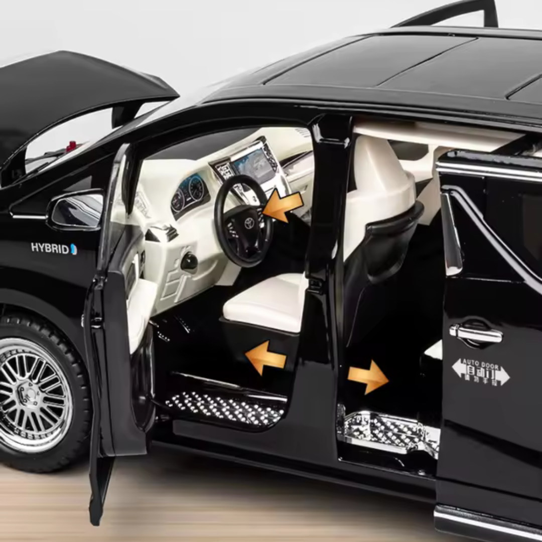 ALPHARD BLACK SUNROOF DIECAST MODEL