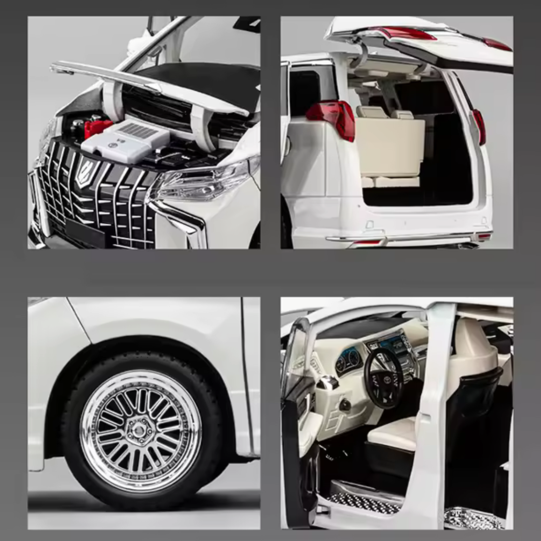 ALPHARD BLACK SUNROOF DIECAST MODEL