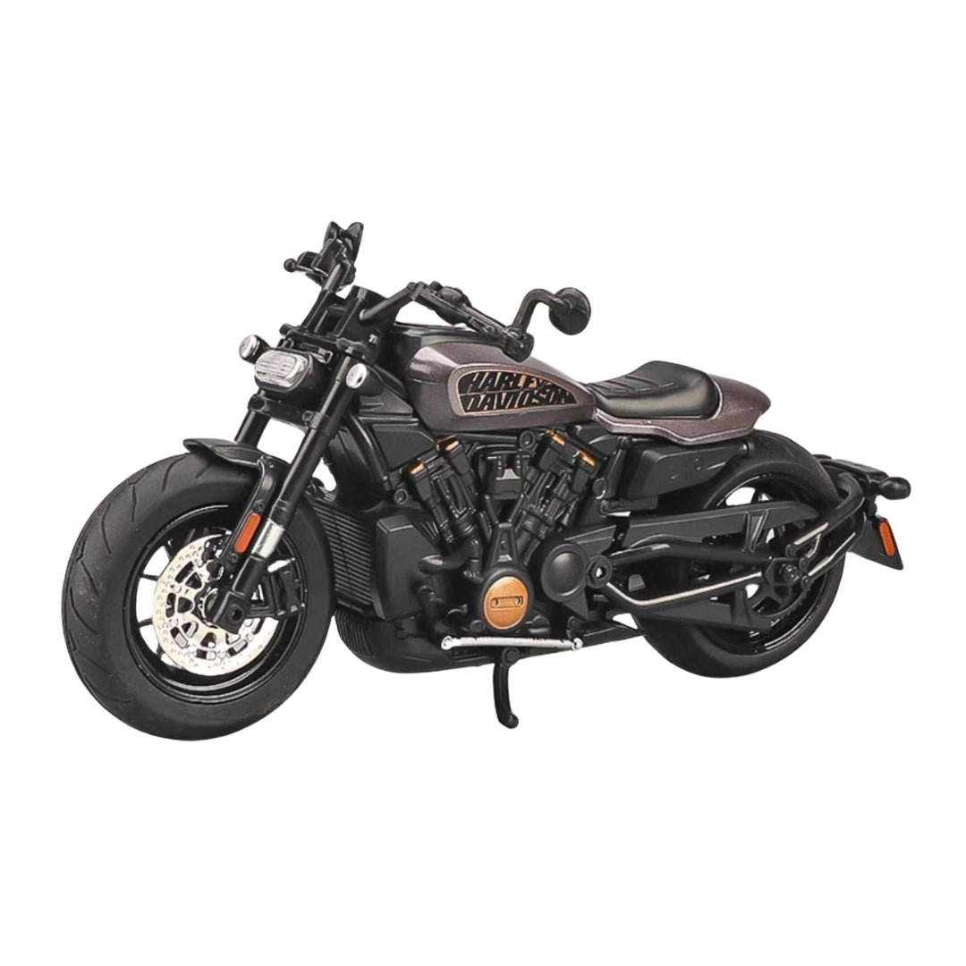 HARLEY-DAVIDSON SPORTSTER S PURPLE DIECAST MODEL