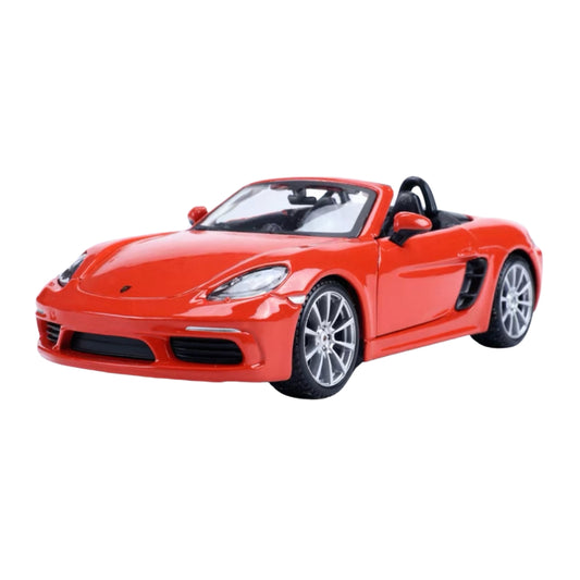 PORSCHE 718 BOXSTER RED DIECAST MODEL