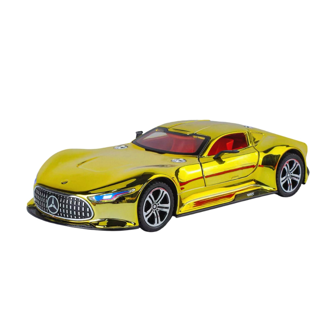 MERCEDES AMG VISION GRAN TURISMO GOLD DIECAST MODEL