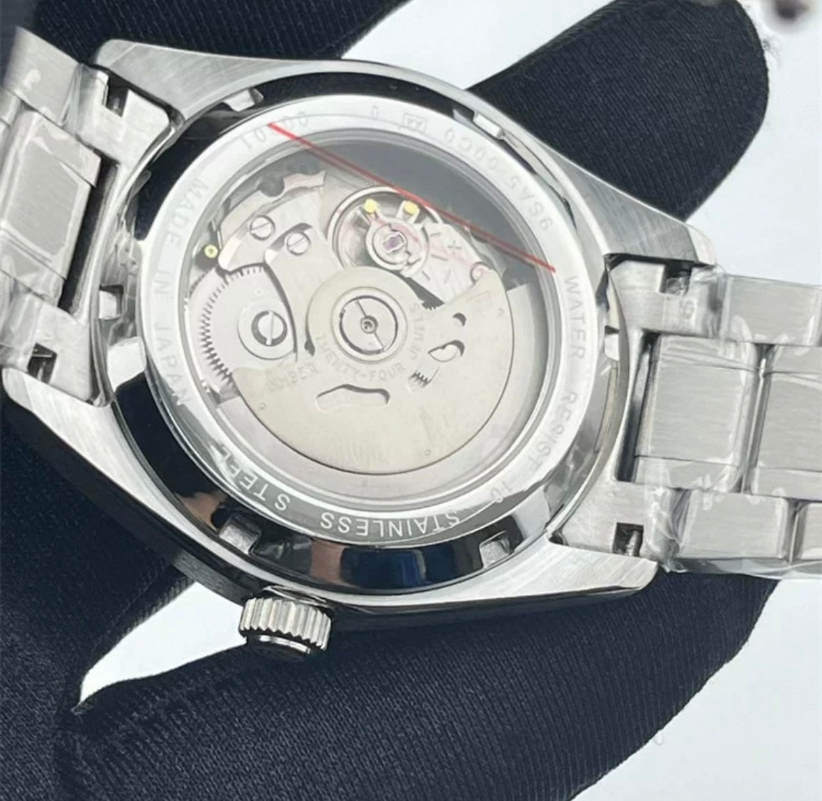 GRAND SEIKO MOD BIRCH WHITE DIAL MENS WATCH